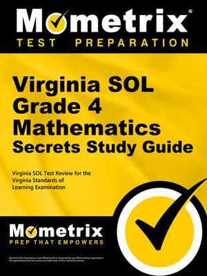 cover image of Virginia SOL Grade 4 Mathematics Secrets Study Guide